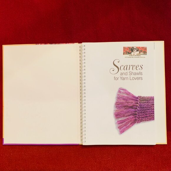 Scarves and Shawls for Yarn Lovers Book Hardcover Illustrated Crafts Knitting - Picture 7 of 13